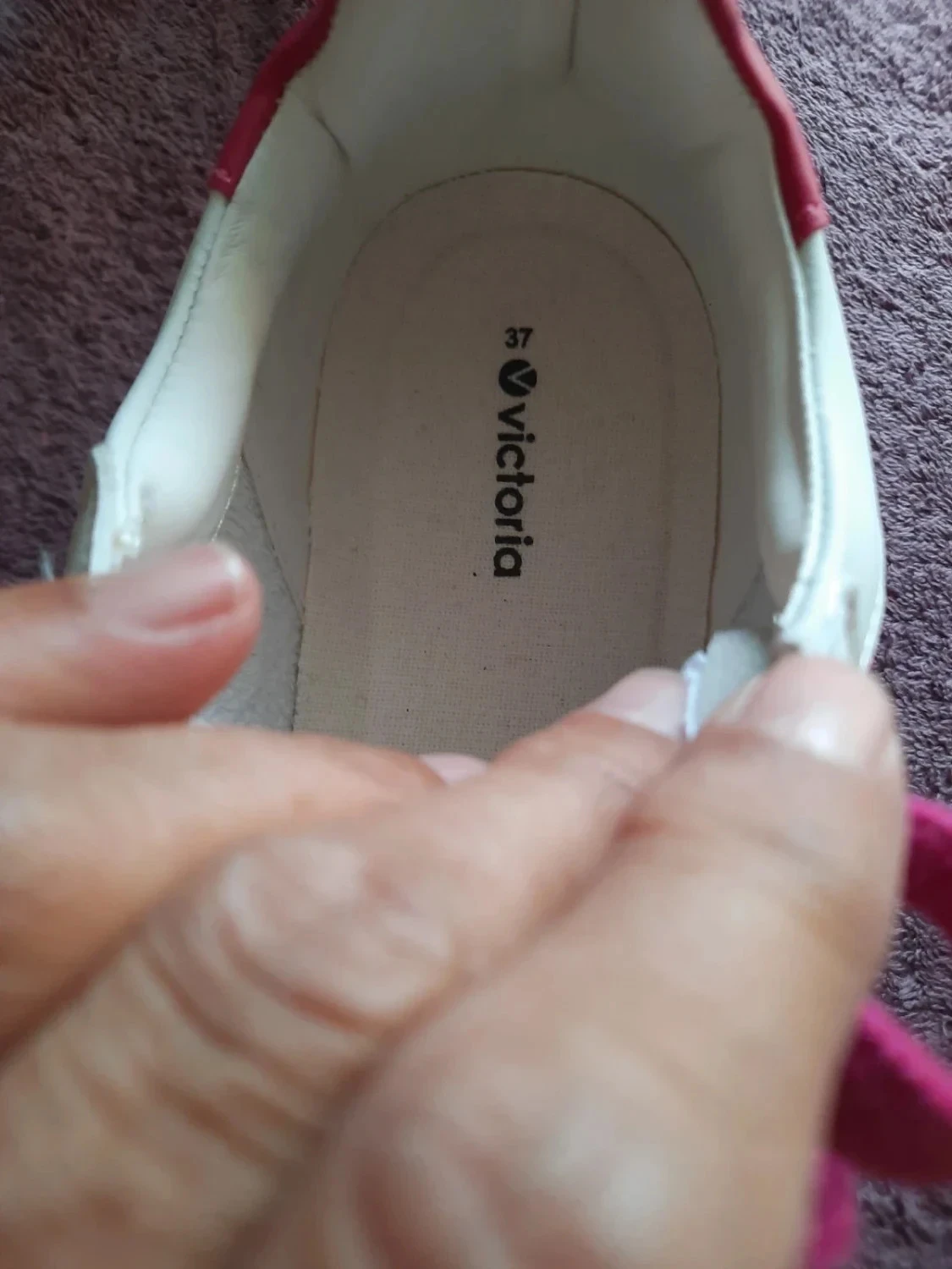 Leather and faux leather sneakers, women's size 37. Victoria. – photo 11